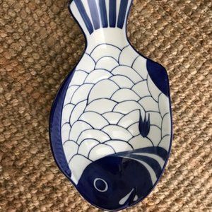 Vintage Dansk Arabesque Fish Shaped Bowl